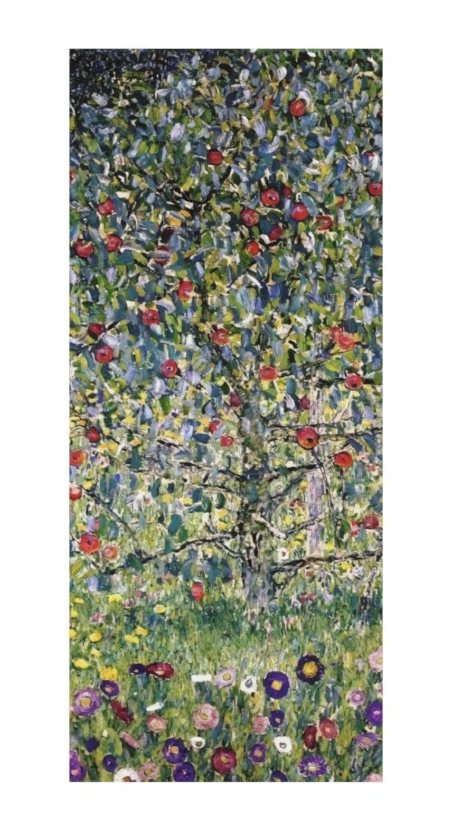 Gustav Klimt Reproduktion auf eigener Innentür Apfelbaum I