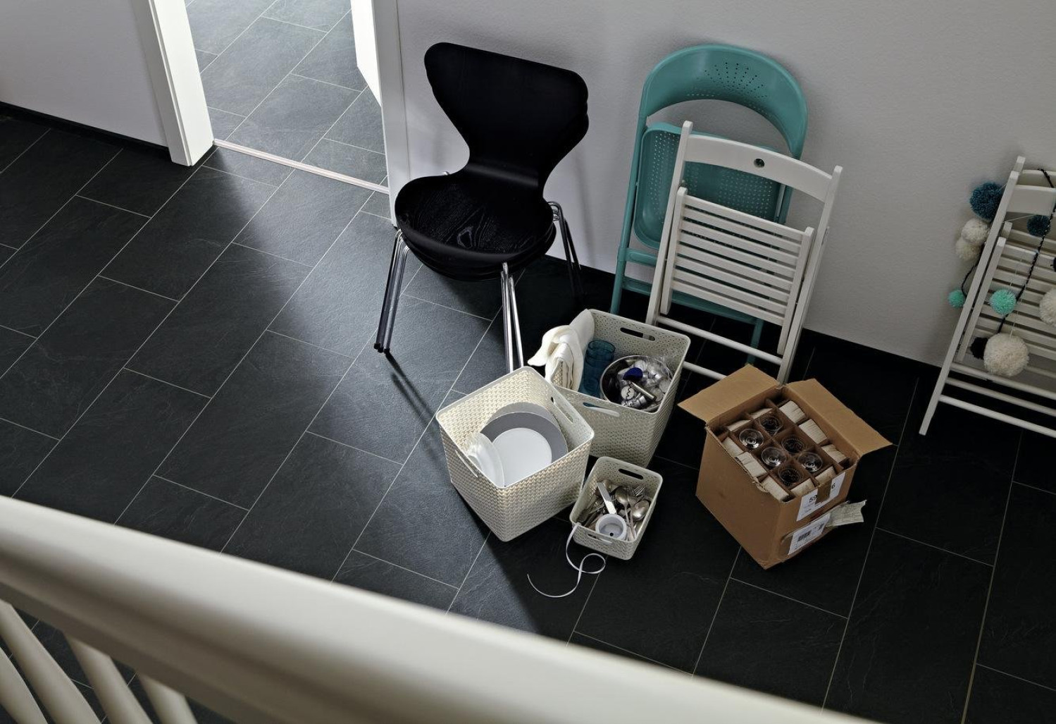 Ansicht von MEISTER Laminat Schiefer anthrazit 6137 MeisterDesign. laminate LB 150  Bild 1