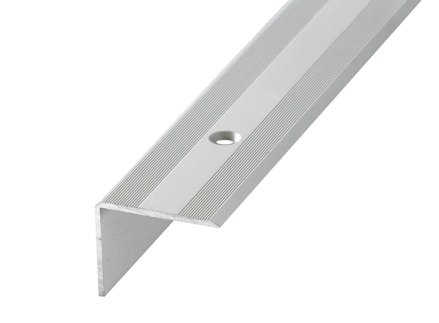 PROLINE PROSTEP Winkelprofil Aluminium 25x10mm eloxiert Silber gebohrt 270cm