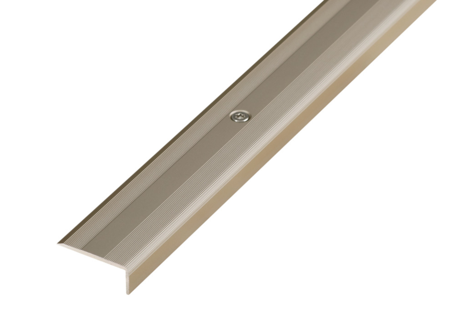 PROLINE PROSTEP Winkelprofil Aluminium 25x20mm eloxiert Edelstahl gebohrt 100cm