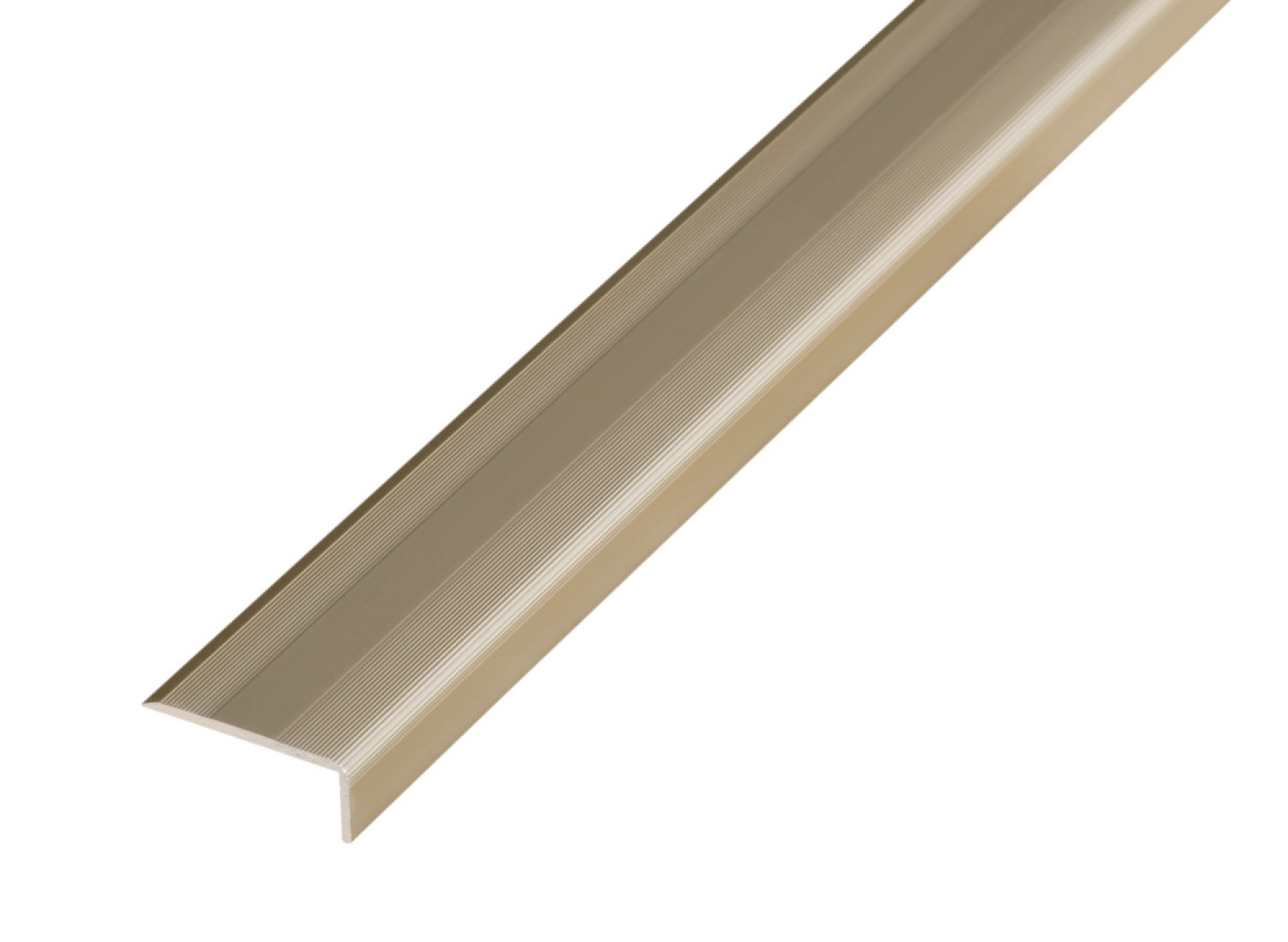 PROLINE PROSTEP Winkelprofil Aluminium 25x10mm eloxiert Edelstahl selbstk. 270cm