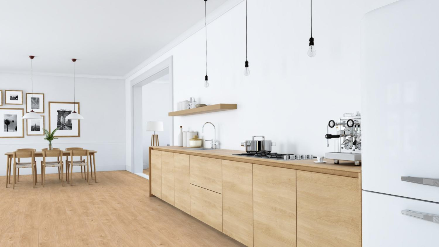 Ansicht von MEISTER Laminat Eiche relax pure 7113 MeisterDesign. laminate LD 150  Bild 1
