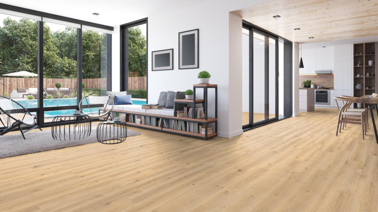 Ansicht von TARKETT Klick-Vinylboden Creek Eiche Beige Natural iD Click Ultimate 55 The Naturals Bild 1