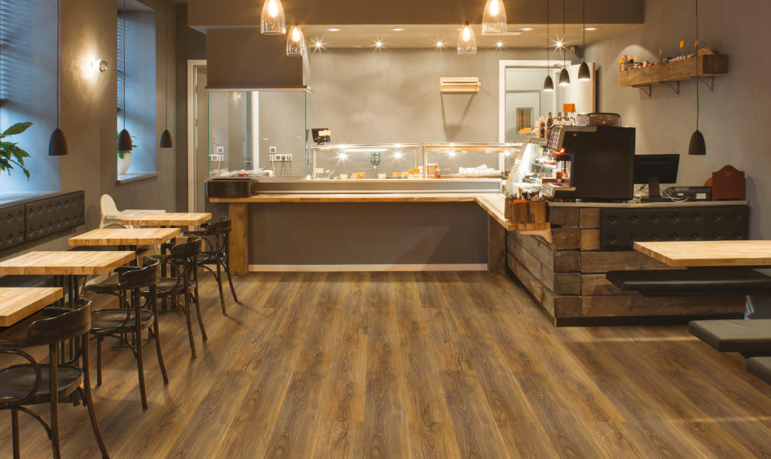 Milieuansicht von Sylvan Gold Eiche Vinylboden wood Hydrocork Plus - Wicanders