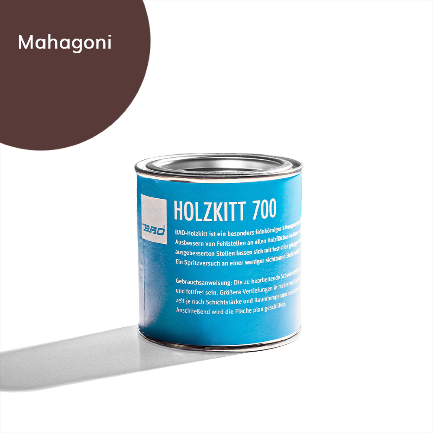 Holzpaste Holzkitt 700 Mahagoni - Bao Chemie