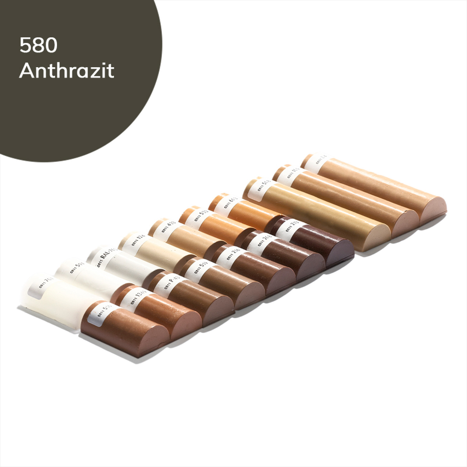 Weichwachs 100 Anthrazit-580 Halbstange - Bao Chemie