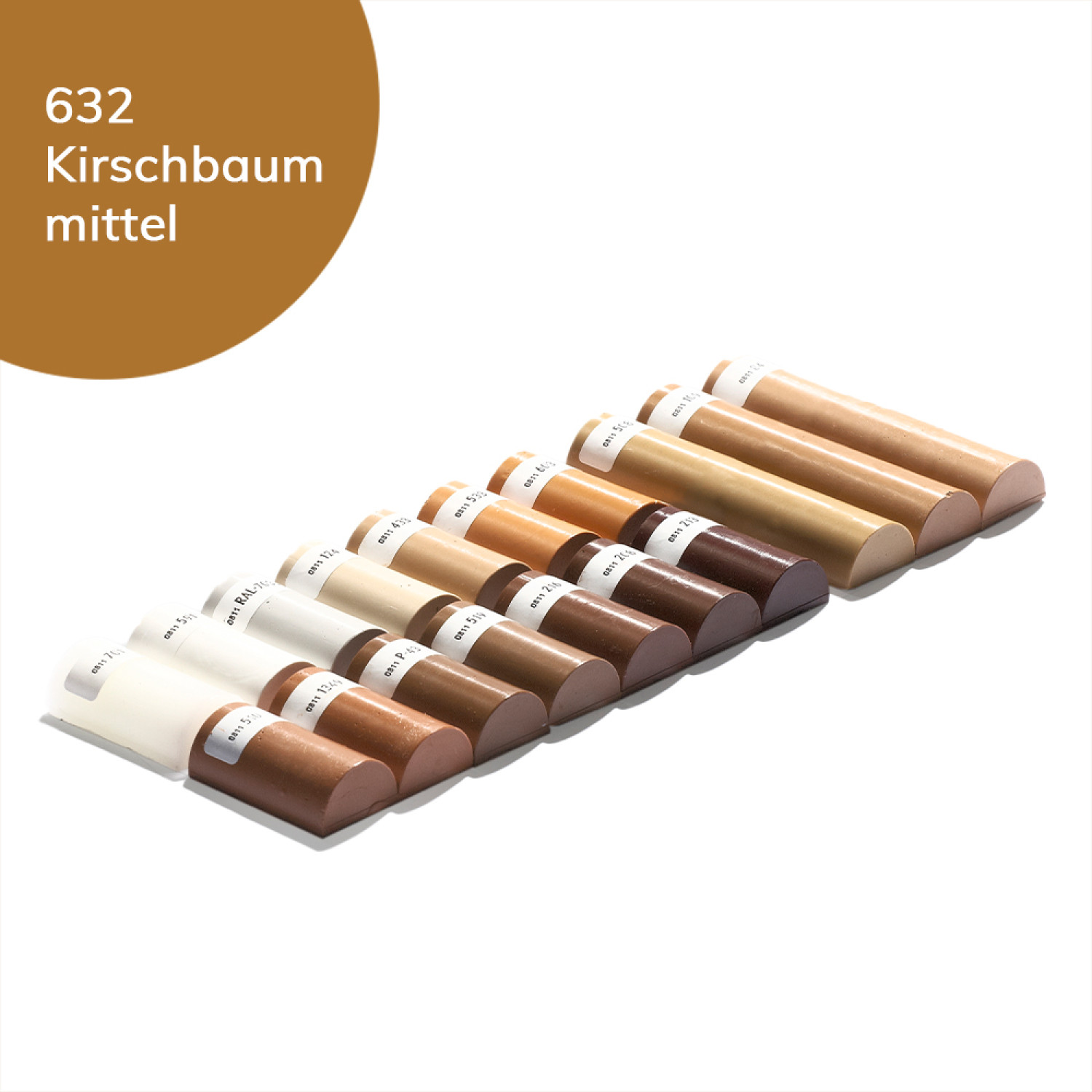 Weichwachs 100 Kirschbaum mittel-632 Halbstange - Bao Chemie
