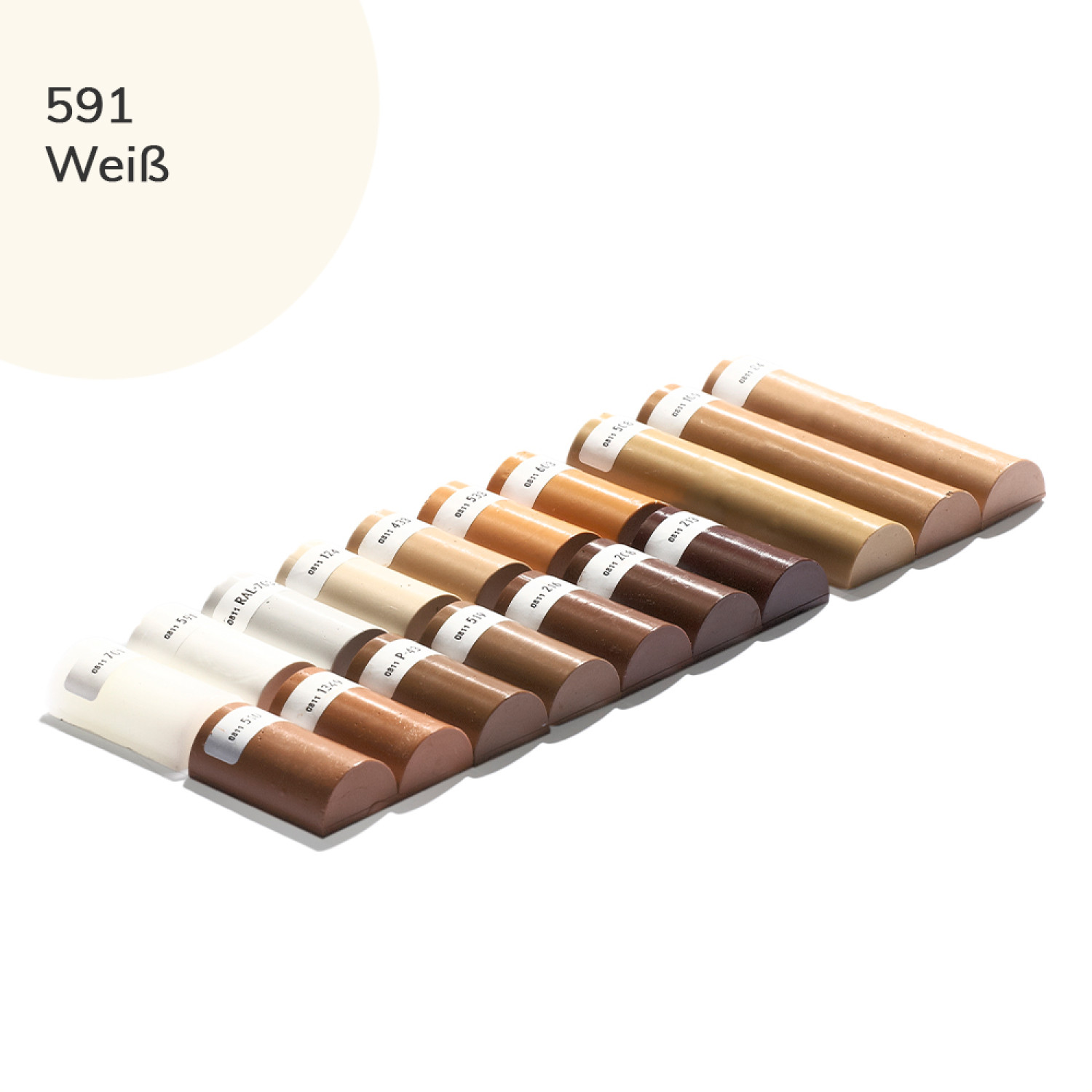 Weichwachs 100 Weiß-591 Halbstange - Bao Chemie