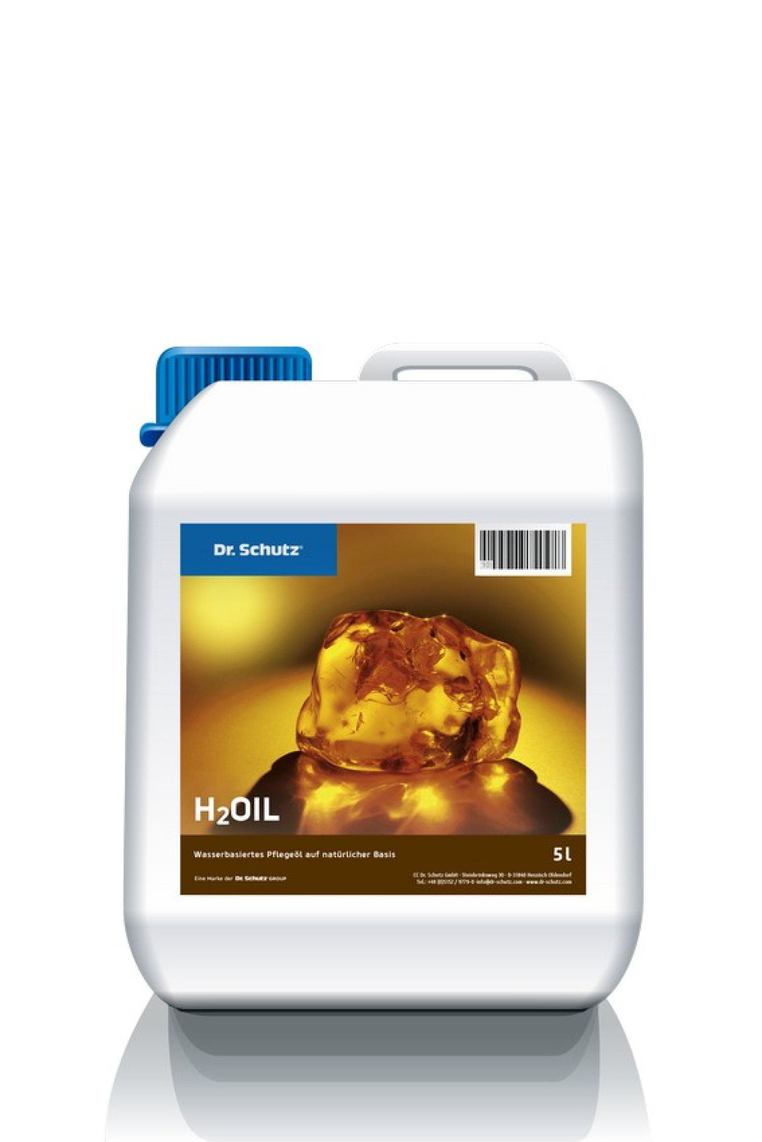 Ansicht von H2Oil 5 l für Parkett- und Korkböden - Dr. Schutz