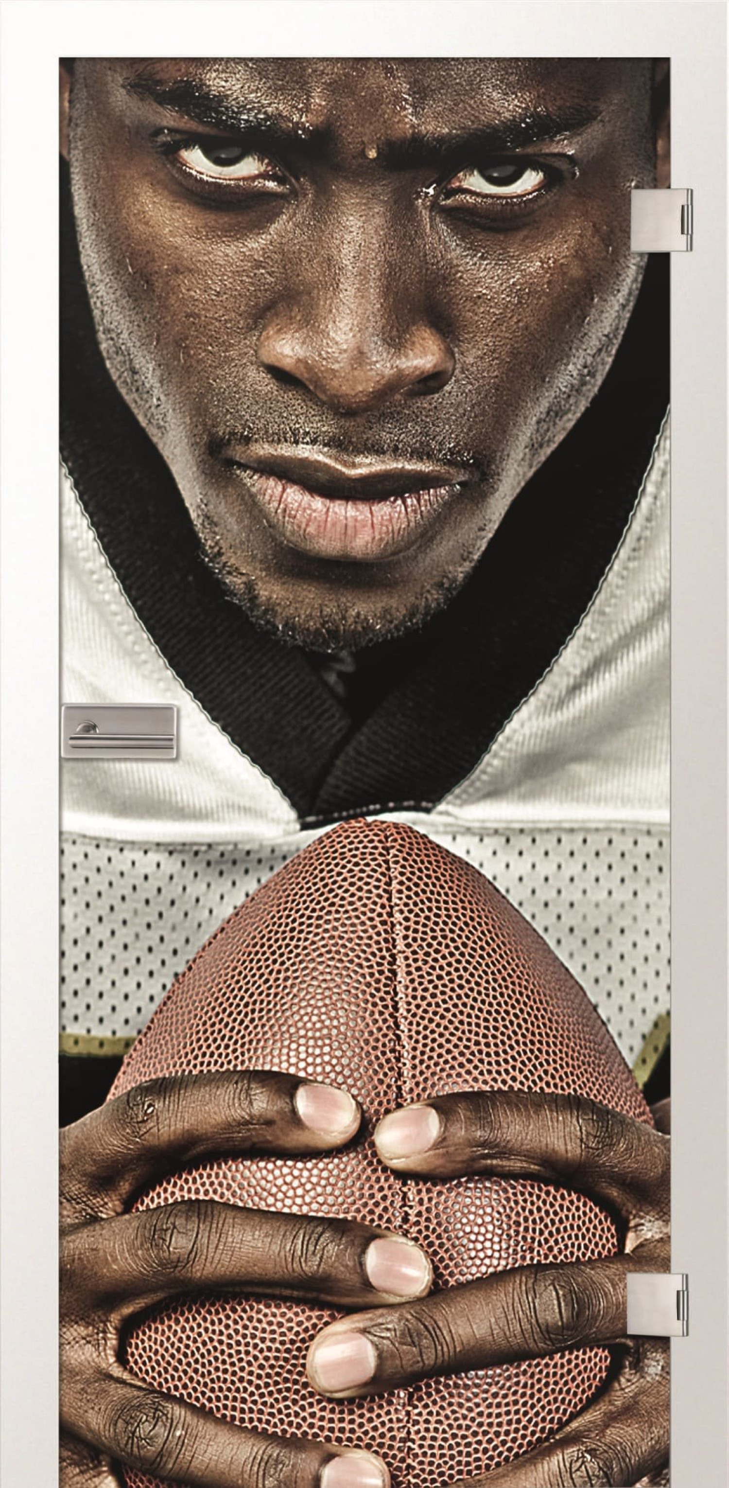 ERKELENZ Glastür Football Fotoprint