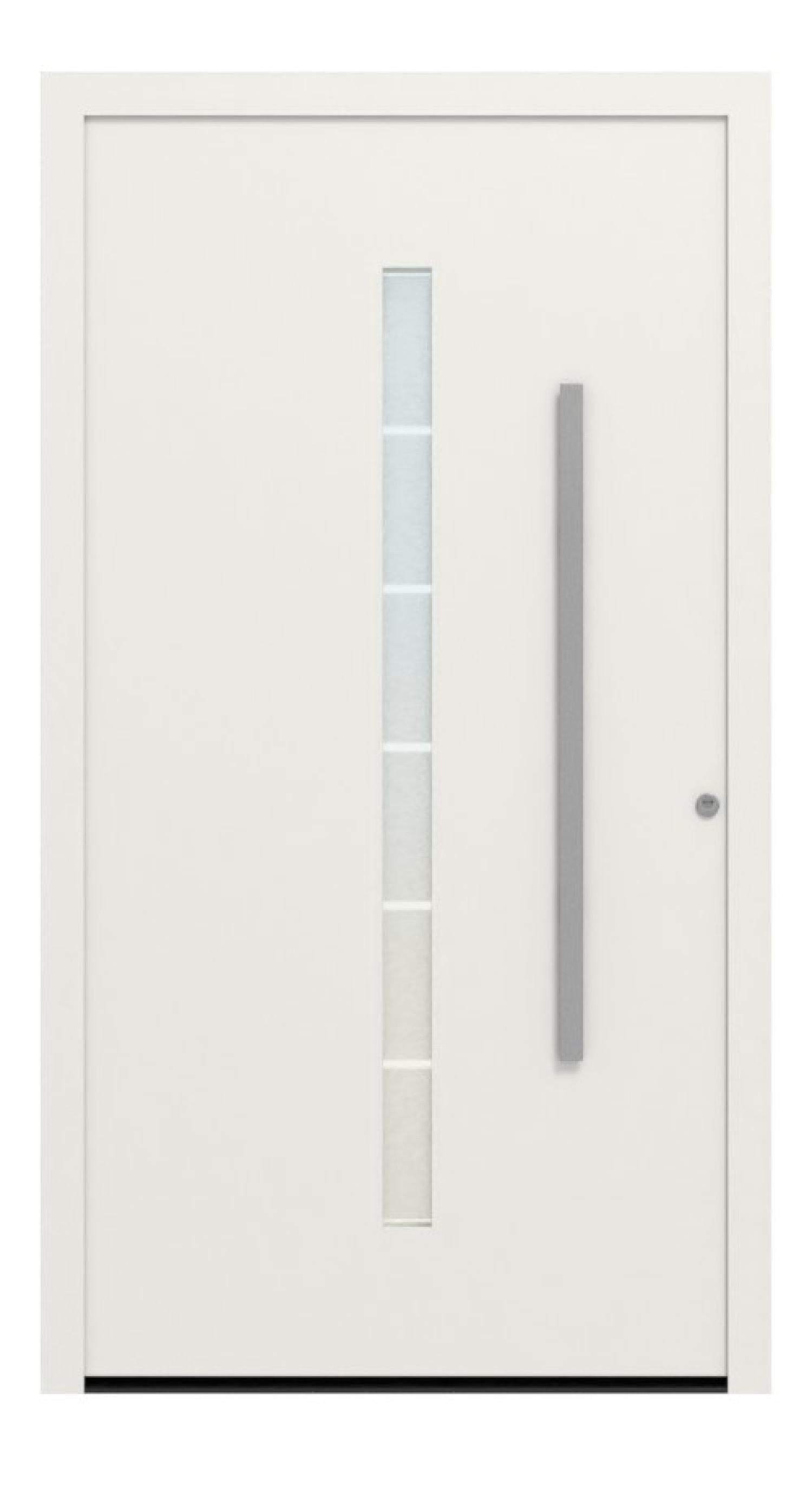 Hörmann Haustür ThermoSafe Aktion 189 RAL 9016-RAL 9016 Frontansicht außen