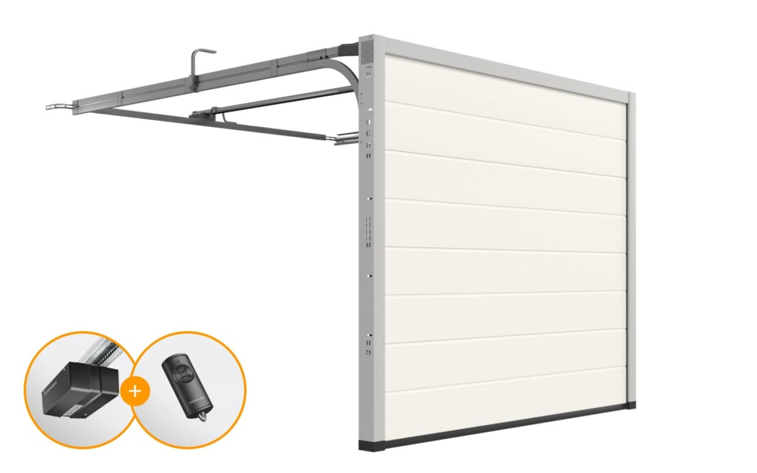 HÖRMANN Garagentor Sektionaltor Express Aktion RenoMatic Planar M-Sicke CH 9016 1