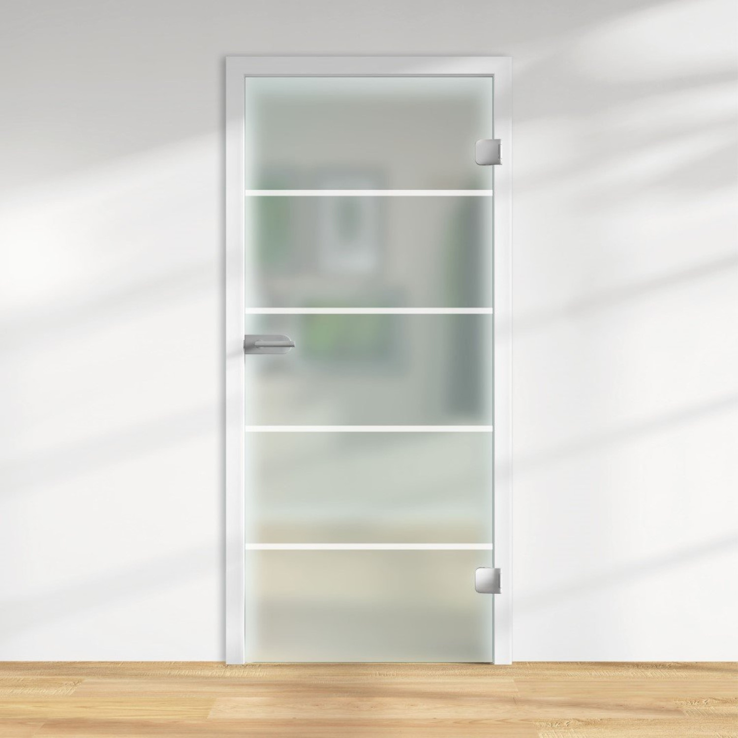 Detail von FLEXO Glastür Satiniert Linea L 5616