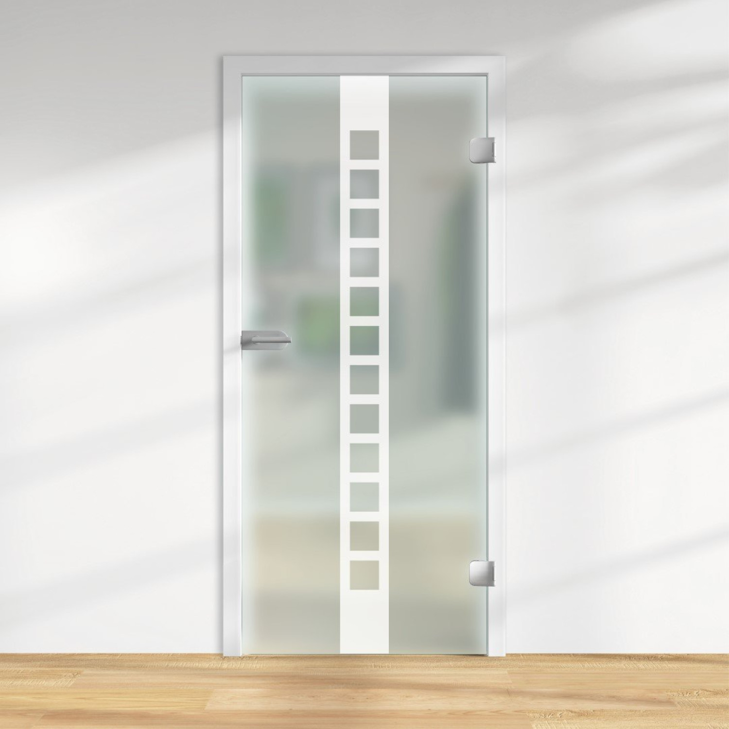 Detail von Ansicht von FLEXO Glastür Satiniert Quadro L 5636