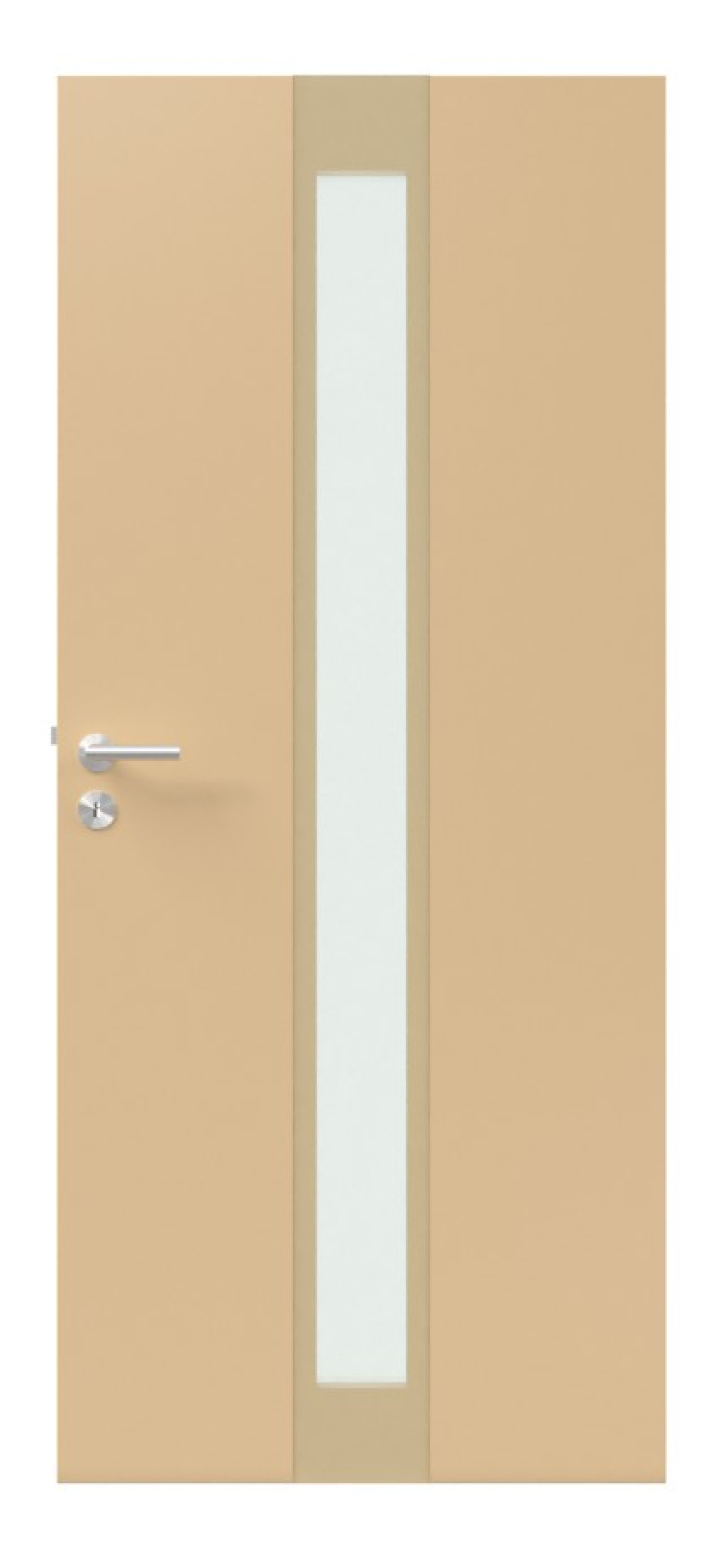 RAL 1001 Beige Innentür mit flächenbündigem Glasausschnitt (modulWERK 1.1) - vitaDoor