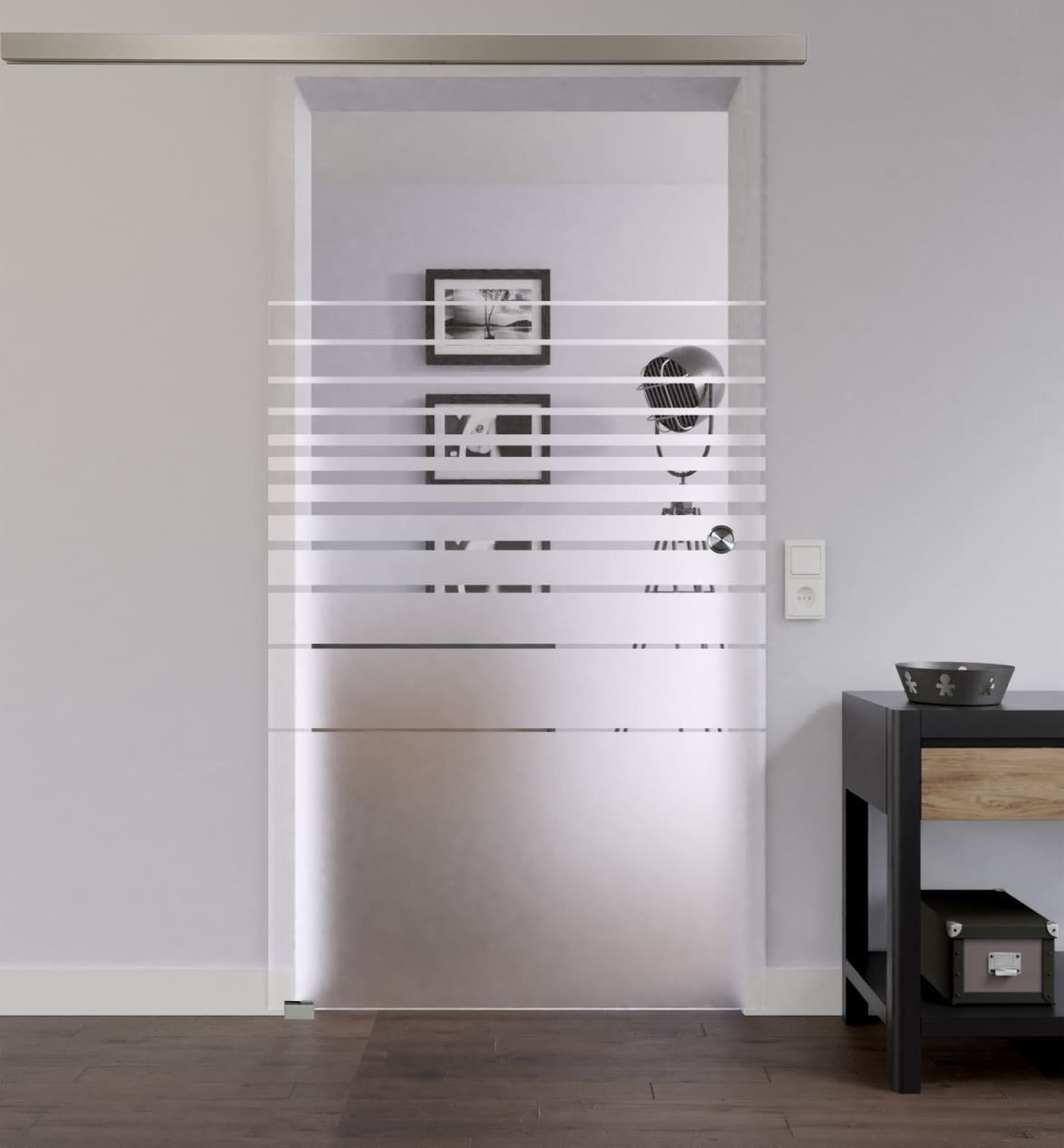 LIENBACHER GLAS Ganzglas Schiebetür Modell 342 Klarglas