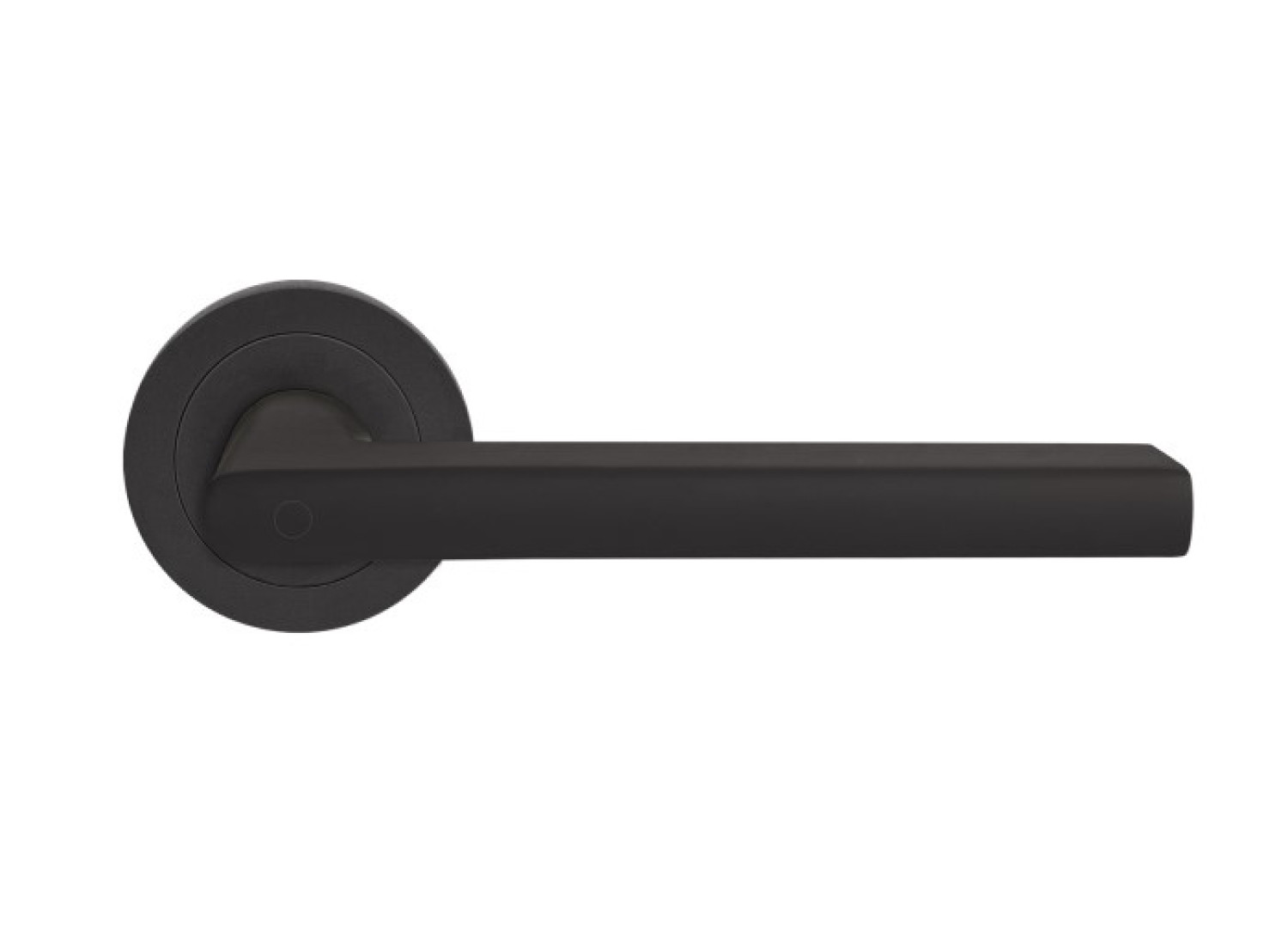 Montana ER54 KD Basic Kosmos schwarz Rundrosette verschließbar ohne Schlüsselrosette Zimmertürgarnitur - Karcher Design