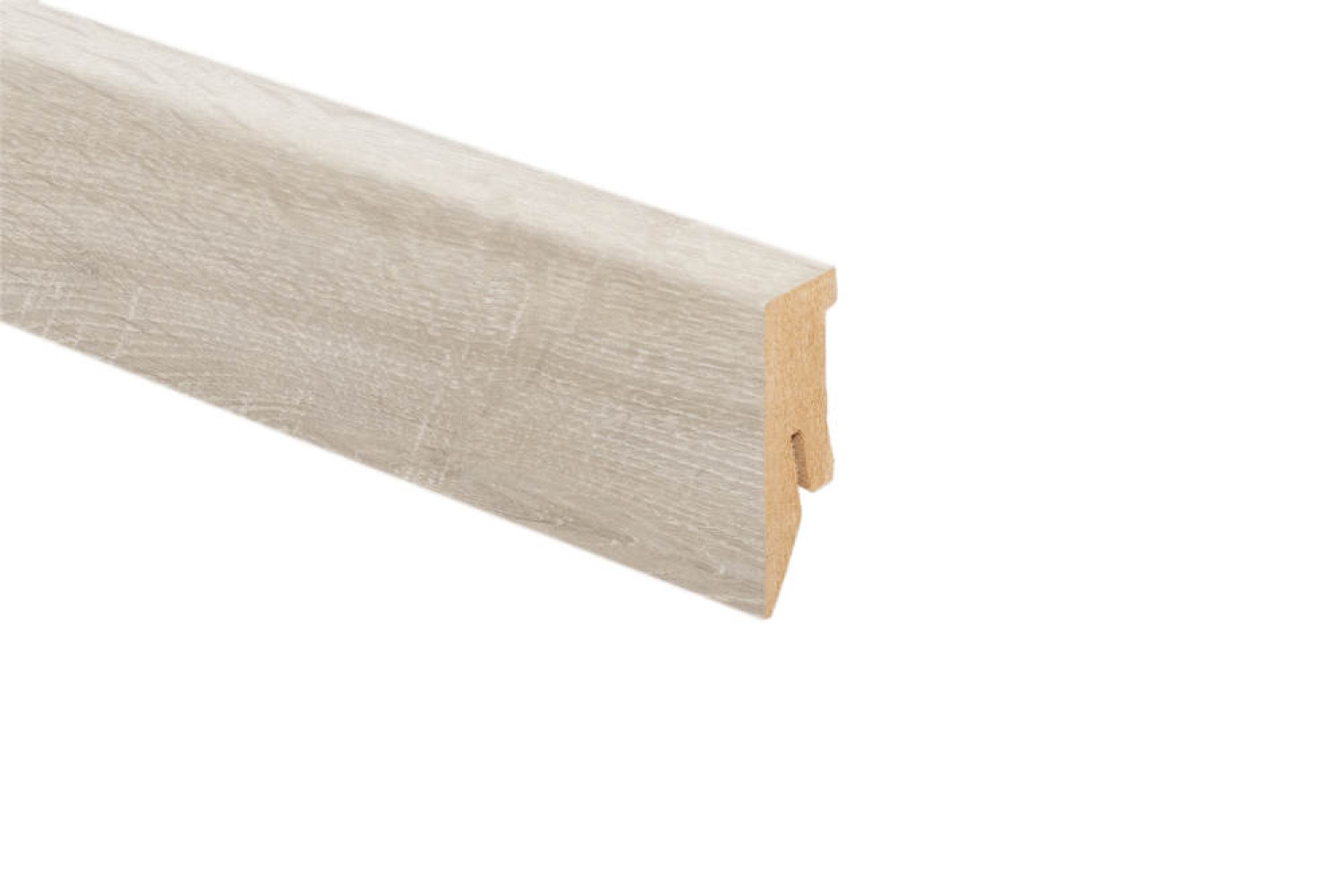 Sockelleiste Eiche RIALTA folienummantelt 2600 x 50 x 18 mm - Kaindl