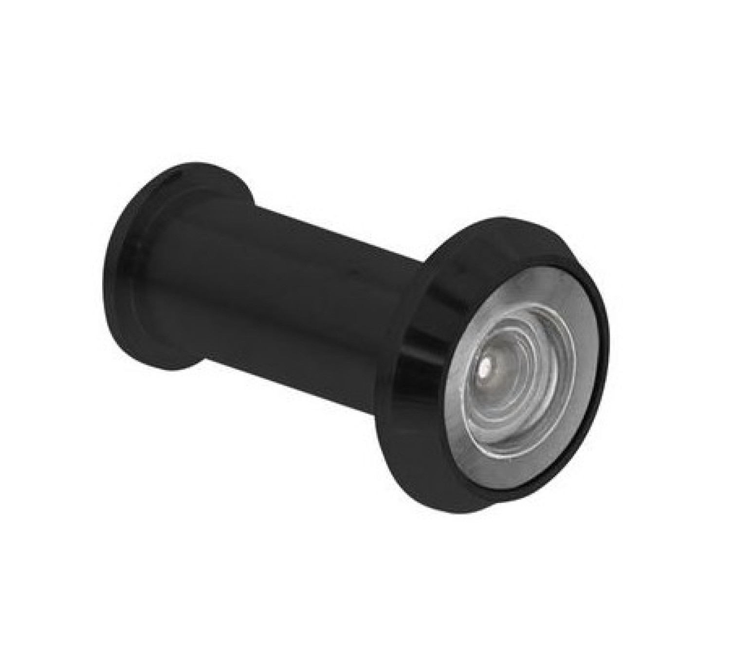 PROGRIFF Türspion schwarz 180° Blickwinkel inkl. Abdeckklappe 