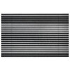 ENTRADA Aluprofilmatte KLASSIK Brush BL01 schwarz