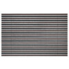 ENTRADA Aluprofilmatte KLASSIK Rips T08PP braun / Brush BL01 schwarz