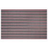 ENTRADA Aluprofilmatte KLASSIK Rips T09PP rot / Brush BL01 schwarz
