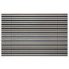 ENTRADA Aluprofilmatte KLASSIK Rips T12PP sand / Safe R01V schwarz