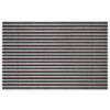 ENTRADA Aluprofilmatte KLASSIK Rips T01PP schwarz / Work B04 braun