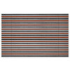 ENTRADA Aluprofilmatte KLASSIK Rips T01PP schwarz / Work B08 orange