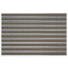 ENTRADA Aluprofilmatte ROYAL Rips T12PP sand / Minibürste MB02 grau
