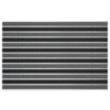 ENTRADA Aluprofilmatte ROYAL Rips T05PP grau / Safe R01V schwarz