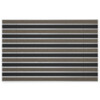 ENTRADA Aluprofilmatte ROYAL Rips T12PP sand / Safe R01V schwarz