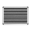 ENTRADA Schuhabtreter HOME Rips T03PP anthrazit / Brush BL01 schwarz 60 x 42 cm