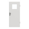 GARANT Wohnungseingangstür 0160-60 Silver Grey CePaL mit Lichtausschnitt LA-9