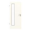 GARANT Feuchtraumtür 0105-60 Pearl White Resopal mit Lichtausschnitt LA-4 bandseitig