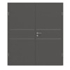 GARANT Doppelflügeltür Corona 832 Ebony CePaL mit Zarge