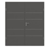 GARANT Doppelflügeltür Corona 833 Ebony CePaL mit Zarge