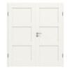 Doppelflügeltür Coso Basic Weißlack RAL 9016 35 mit Zarge