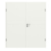 CLASSEN Doppelflügeltür Dynamic 3.24 Weißlack RAL 9003 inkl. Zarge