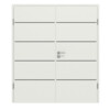 CLASSEN Doppelflügeltür 6.9 Weiß RAL 9003 CPL inkl. Zarge