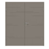 HUGA Doppelflügeltür Signum 50 Taupe Lack Concept mit Zarge