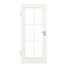 GARANT Zimmertür Authentic Bianco GCK08 mit Lichtausschnitt LA-3 Sprosse SP4