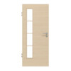 GARANT Zimmertür Quer Authentic Sand GCK08 mit Lichtausschnitt LA-4 bandseitig Sprosse SP10