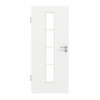 GARANT Zimmertür D354-60 Designer White Resopal mit Lichtausschnitt LA-4 mittig Sprosse SP10