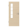 GARANT Zimmertür Quer Authentic Sand GCK08 mit Lichtausschnitt LA-5 bandseitig Sprosse SP10