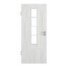 GARANT Zimmertür Authentic Grigio CePaL mit Lichtausschnitt LA-5 mittig Sprosse SP10