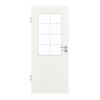 GARANT Zimmertür Authentic Bianco GCK08 mit Lichtausschnitt LA-6 Sprosse SP1