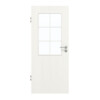 GARANT Zimmertür Authentic Bianco GCK08 mit Lichtausschnitt LA-6 Sprosse SP4