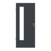 HÖRMANN Innentür Groove 44 Anthrazit RAL 7016 Lack DesignLine mit Lichtausschnitt LA 24 bandseitig