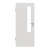 GARANT Objektinnentür 0160-60 Silver Grey CePaL mit Lichtausschnitt LA-5 schlossseitig